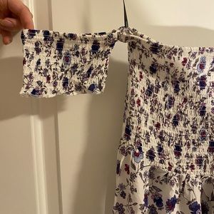 Forever21 White Dress with Flowers